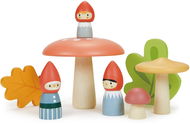 Tender Leaf Dřevěná rodina lesních skřítků Woodland Gnome Family - Játékszett