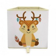 Dream Creations Látkový box na hračky jelen indián 33 × 33 × 37 cm - Úložný box