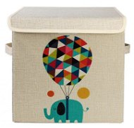 Dream Creations Spielzeugkiste mit Deckel Elefant 33 × 33 × 33 cm - Aufbewahrungsbox