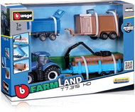 Bburago New Holland T7.315 with accessories (gift pack) - Metal Model