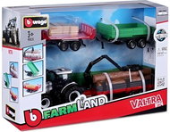 Bburago Valtra N174 with accessories (gift pack) - Metal Model