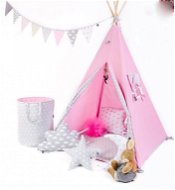 Teepee Tent Set purple Luxury - Tent for Children