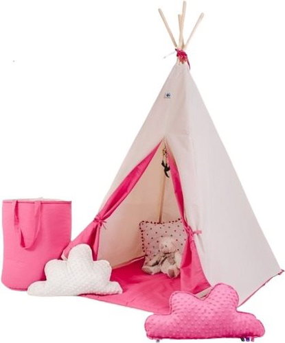 Set teepee tent Raspberry Luxury - Tent for Children - Main image
