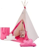 Set teepee tent Raspberry Luxury - Tent for Children