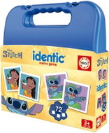 EDUCA Pexeso v kufříku Stitch 72 kartiček - Memory Game