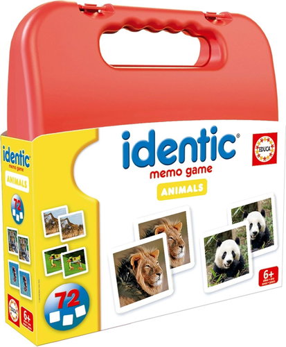 EDUCA Animals Memory Game in a Case 72 Cards - Memory Game - Main image
