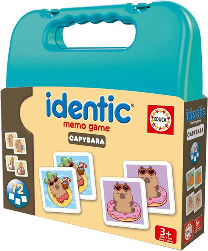 EDUCA Capybara Memory Game in a Case 72 Cards - Memory Game - Main image