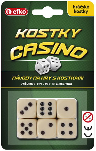 Efko Casino dice, ceramic - Kids’ Building Blocks - Main image