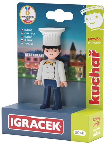Efko Igráček Chef Figure with Accessories - Figure - Main image