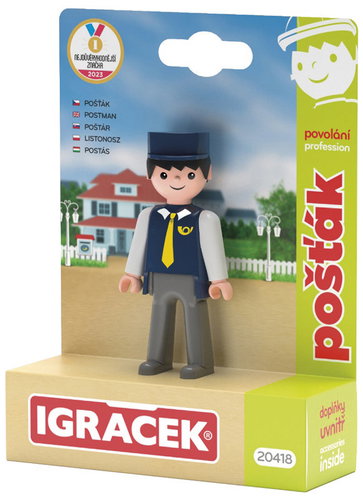 Efko Igráček Pošťák figurka s příslušenstvím - Figurka - Hlavní obrázek