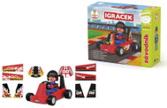 Efko Igráček Racer Figurine with Red Go-kart - Figure