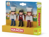 Efko Igráček Trio Let's Cook Chef, Cook and Waiter - Figure
