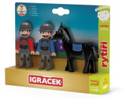 Efko Igráček Trio Two Knights and a Black Horse - Figure