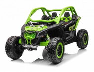 Mamido Buggy Maverick Can-Am 2 × 24 V 4 × 200 W EVA green - Children's Electric Car
