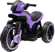 BABY MIX Baby Mix POLICE fialová - Dětská elektrická motorka