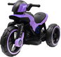 BABY MIX Baby Mix POLICE fialová - Dětská elektrická motorka