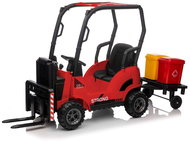 Eljet Children's Electric Forklift Red, Li-Ion - Children's Electric Tractor