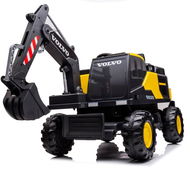 Eljet Dětský elektrický bagr Volvo PRO žlutý, Li-Ion - Dětský elektrický traktor