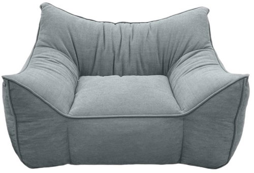 eliNeli Children's armchair grey, corduroy - Children's Chair - Main image