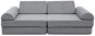 Children's sofa eliNeli Children's grey sofa and bunker, corduroy - Dětská pohovka