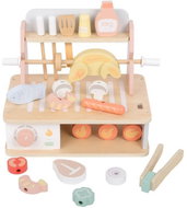 eliNeli Wooden grill for kids with accessories - BBQ set - Grill
