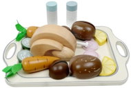 eliNeli Wooden food and chicken for children's kitchen - Toy Kitchen Food