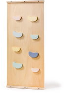 Montessori Rocking Chair eliNeli Reversible board 78 cm - pastel, addition to the Montessori swing 5in1 - Montessori houpačka