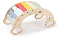 eliNeli Dřevěná montessori houpačka 5v1 - fresh - Montessori houpačka