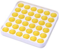 ELPINIO POP IT anti-stressz szenzoros játék - négyzet alakú sárga - Pop It