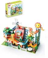 Feelo Marble Run Construction Set with Electric Drive, 255 Pieces - Ball Track