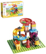 Feelo Train Marble Run Construction Set, 76 Pieces - Ball Track