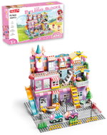 Feelo Building Set Large Family House with Train, 400 Pieces - Building Set