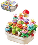 Feelo Flower Garden Building Set with Animals, 95 Pieces - Building Set