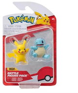 Pokémon figures Pikachu and Squirtle 5 cm - Figure