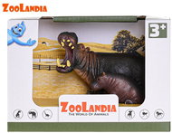 Mikrotrading Zoolandia Hippo with baby 5 - 12 cm in box - Figure