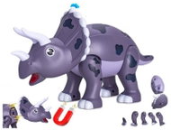 Mikrotrading Dinosaurus Triceratops 28 cm magnetický s doplňky 2 ks - Figure