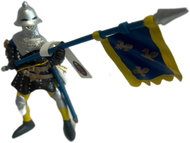 Papo Warrior with standard blue - Figure