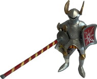 Papo King with helmet red - Figure