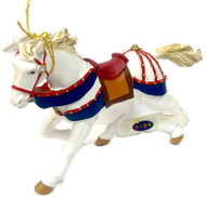 Papo War Horse red/blue - Figure