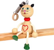 Krokido Cat with heart on spring - Figure