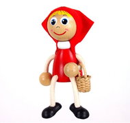 KROKIDO Red Riding Hood - hand painted wooden figurine - Figure