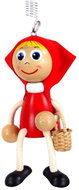 KROKIDO Red Riding Hood - hand painted wooden figure on spring - Figure