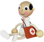 KROKIDO Doctor - hand painted wooden figurine - Figure