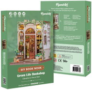 Figured ART Book Nook sada - Knihkupectví s květinami - 3D Puzzle