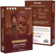 Figured ART Book Nook sada - Knihovna moudrosti - 3D Puzzle