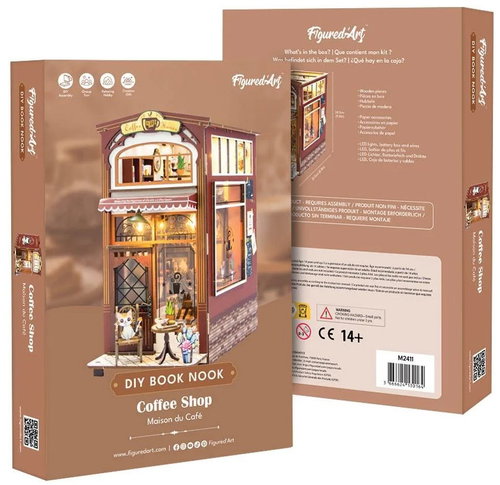 Figured ART Book Nook sada - Kavárna - 3D Puzzle - Main image