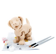 FlexiFriends Labrador Dog, Creative Set - Paintable Figurine