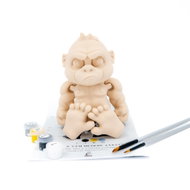 FlexiFriends Gorilla, Creative Set - Paintable Figurine