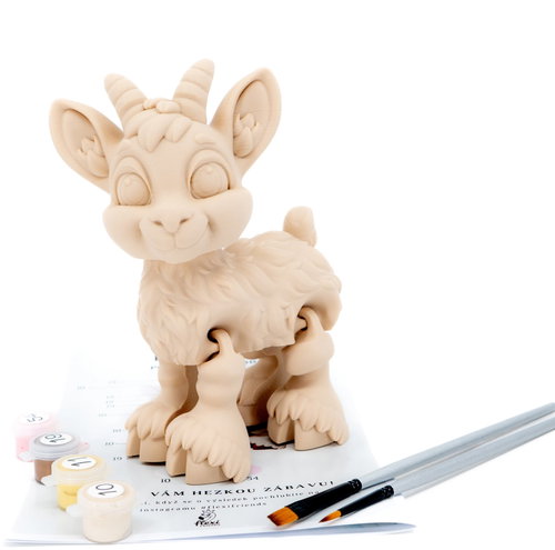 FlexiFriends Goat, Creative Set - Paintable Figurine - Main image