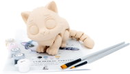 FlexiFriends Cat Grey, Creative Set - Paintable Figurine